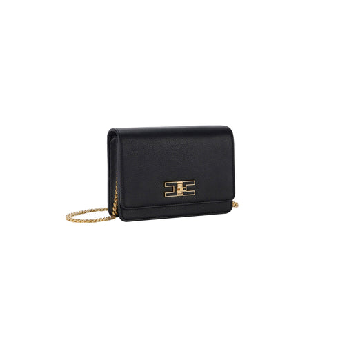 Elisabetta Franchi Borsa a spalla Borsa Donna elegante con catena Nero - Francavilla Moda